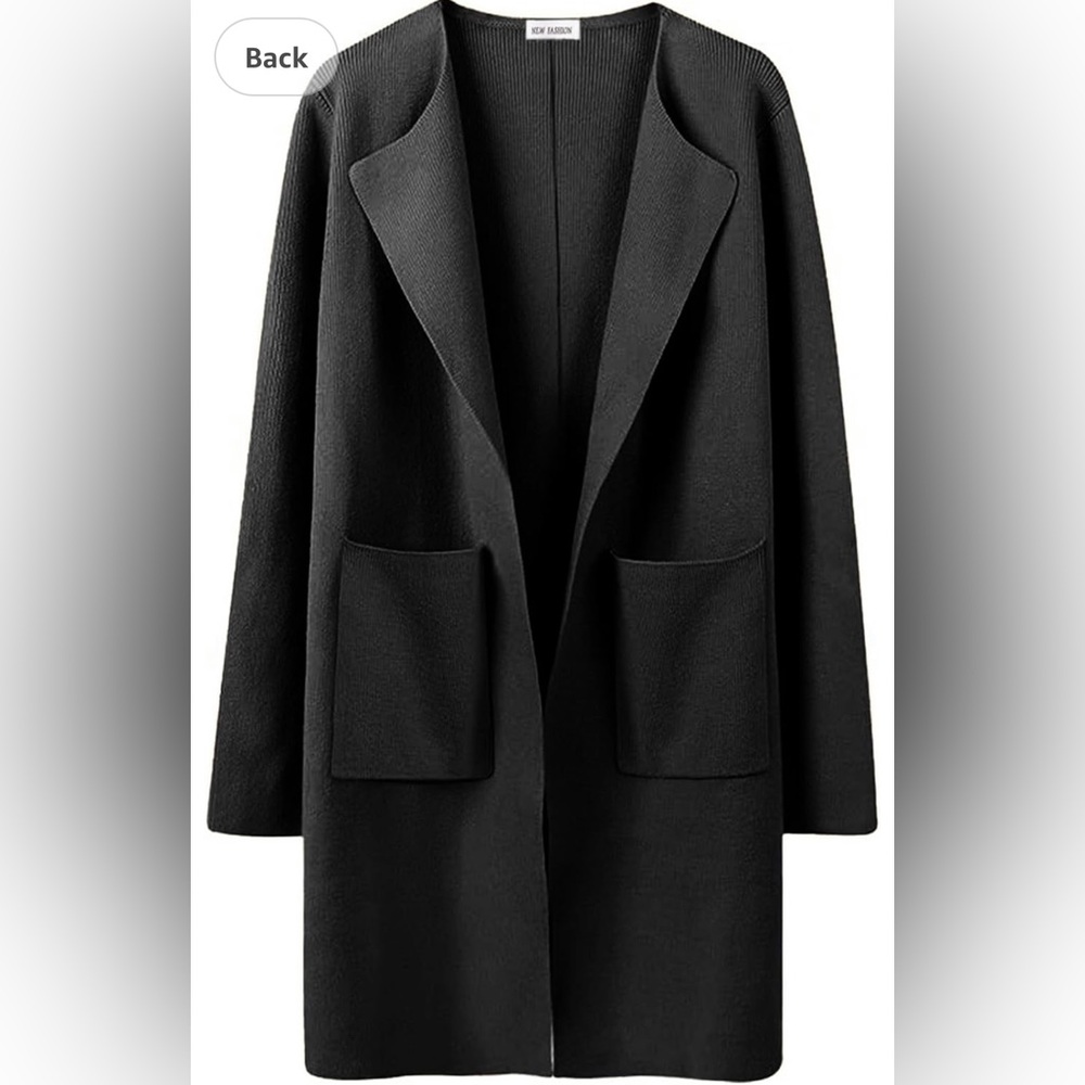 LILLUSORY oversized Long Knit Wool blend Cardigan